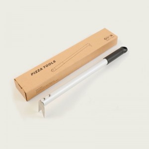 การเปลี่ยนพิซซ่าฟอร์กพิซซ่าเทอร์เนอร์อลูมิเนียมมือจับ bakeware ทนทานง่ายต่อการจัดเก็บ&ถ่ายโอนครัวและเครื่องมืออบเงินเงินเงิน